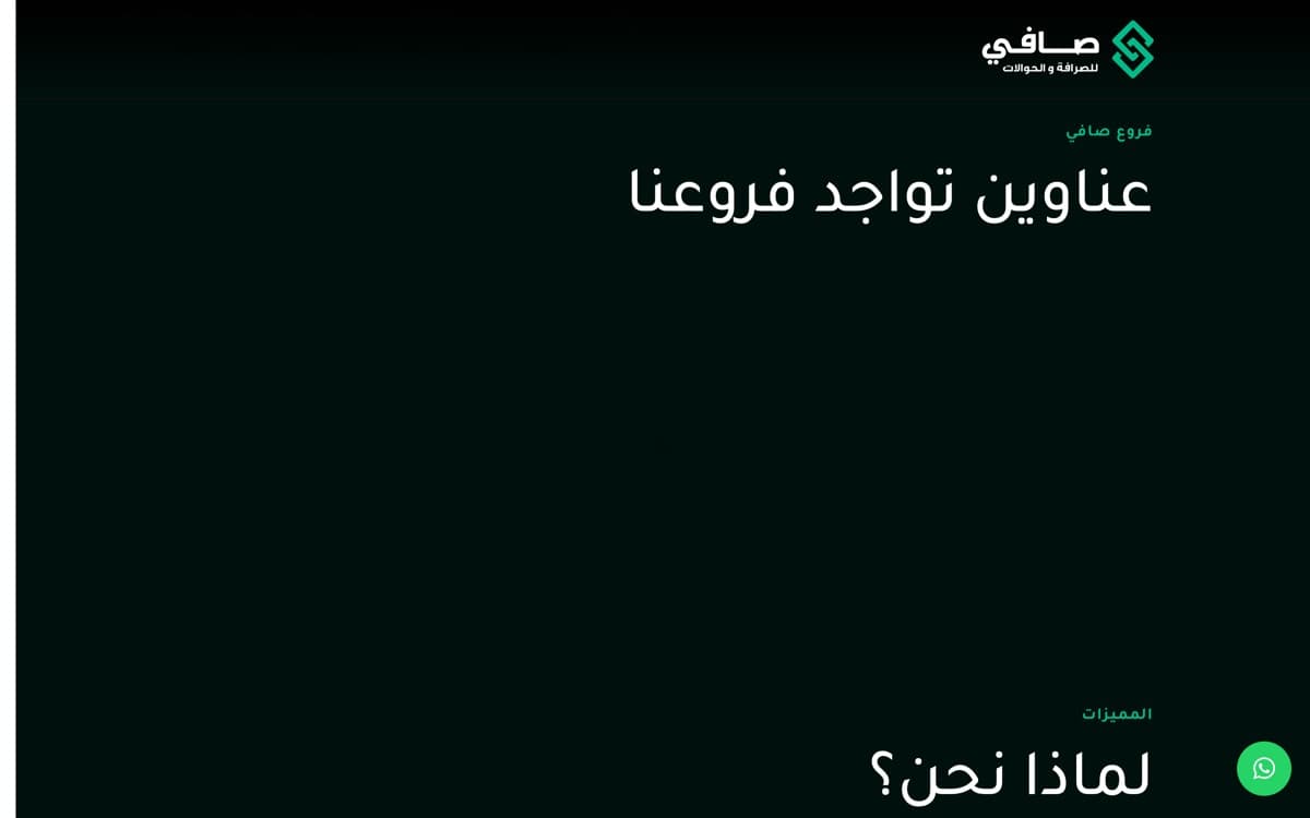دليل الفروع، مع عناوين كل فروع صافي.